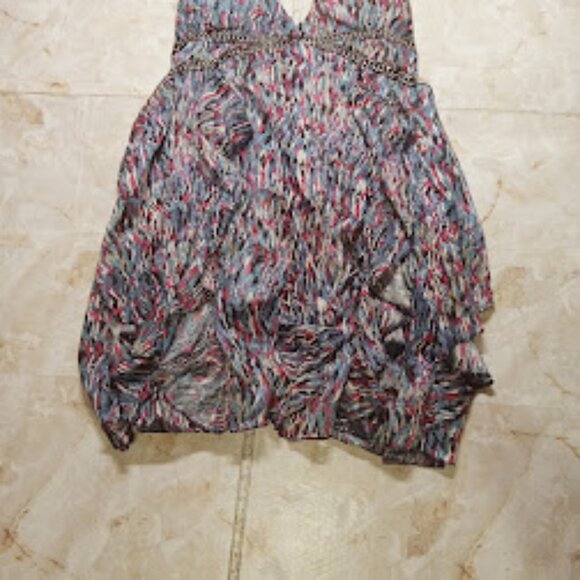 Baby doll empire waist halter dress with ruching skirt bottom - Picture 16 of 16